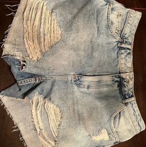 Top Shop Nordstrom ripped shorts